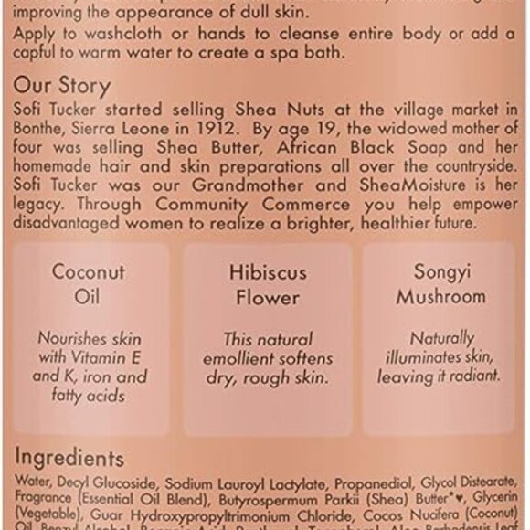 Shea Moisture Coconut & Hibiscus Body Wash (384ml) - Picture 9 of 10